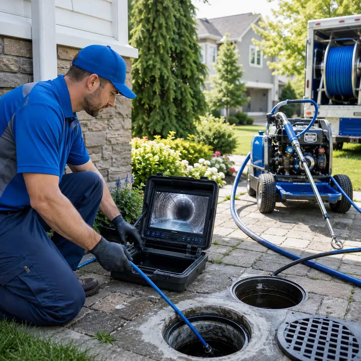 Outdoor drain cleaning professionals serving Versailles, MO